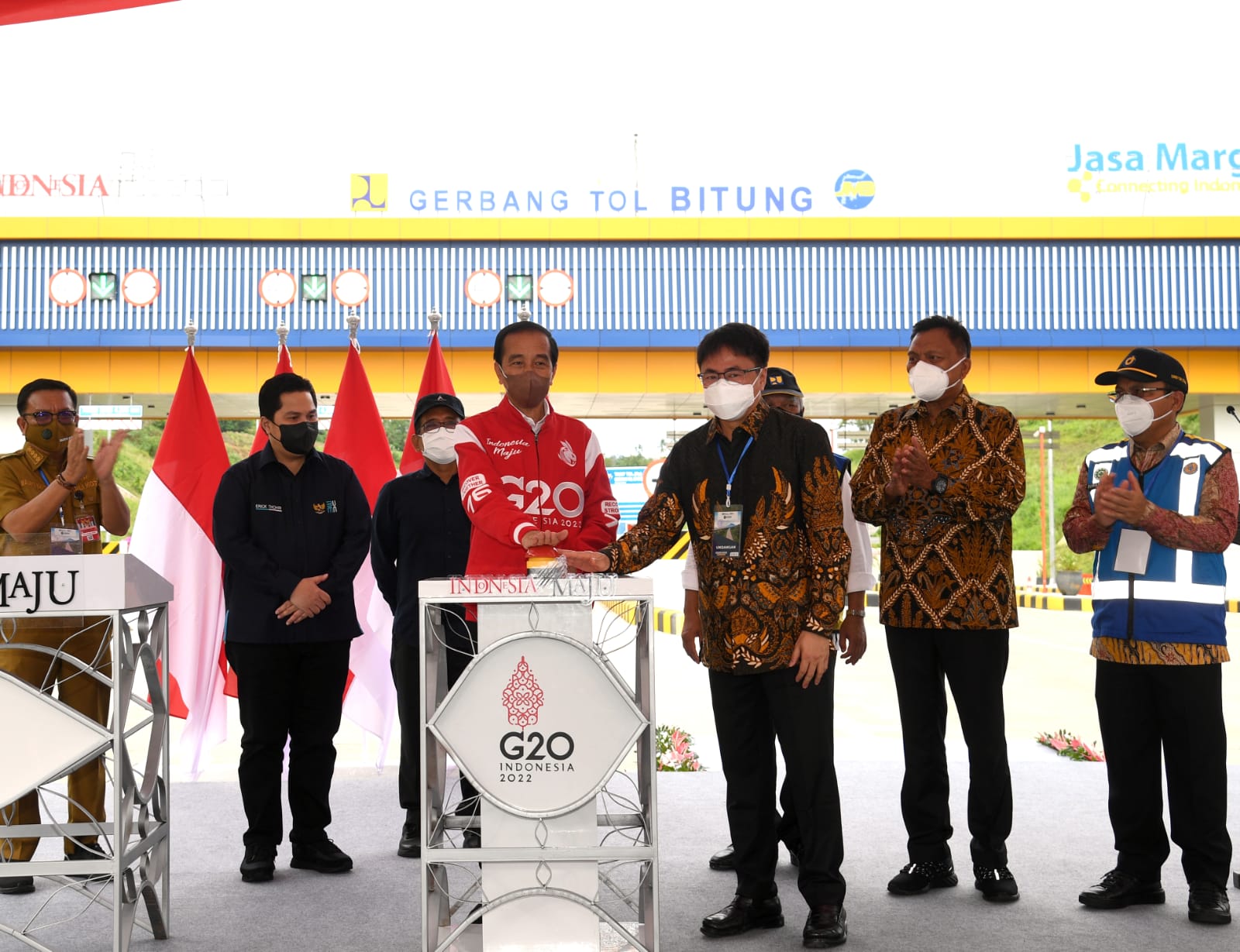 SAH! Presiden Jokowi Resmikan Tol Manado-Bitung