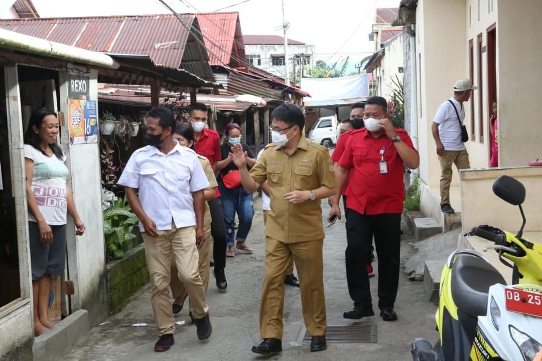 Walikota Manado Memantau Beberapa Lokasi Di Kota Manado