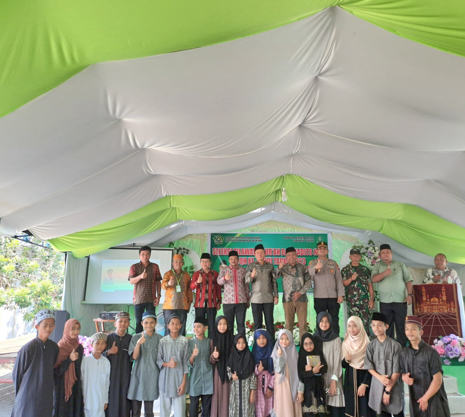 Bupati Minsel buka Secara resmi STQH ke – 27 tingkat Kabupaten Tahun 2023